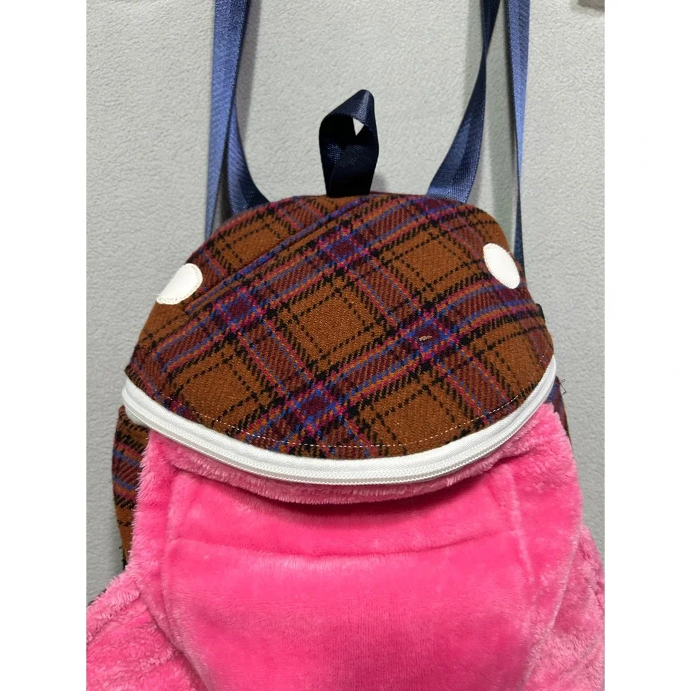 Homer Whales mini Backpack Handmade upcycled Fish zip close Abigail Kokai Alaska